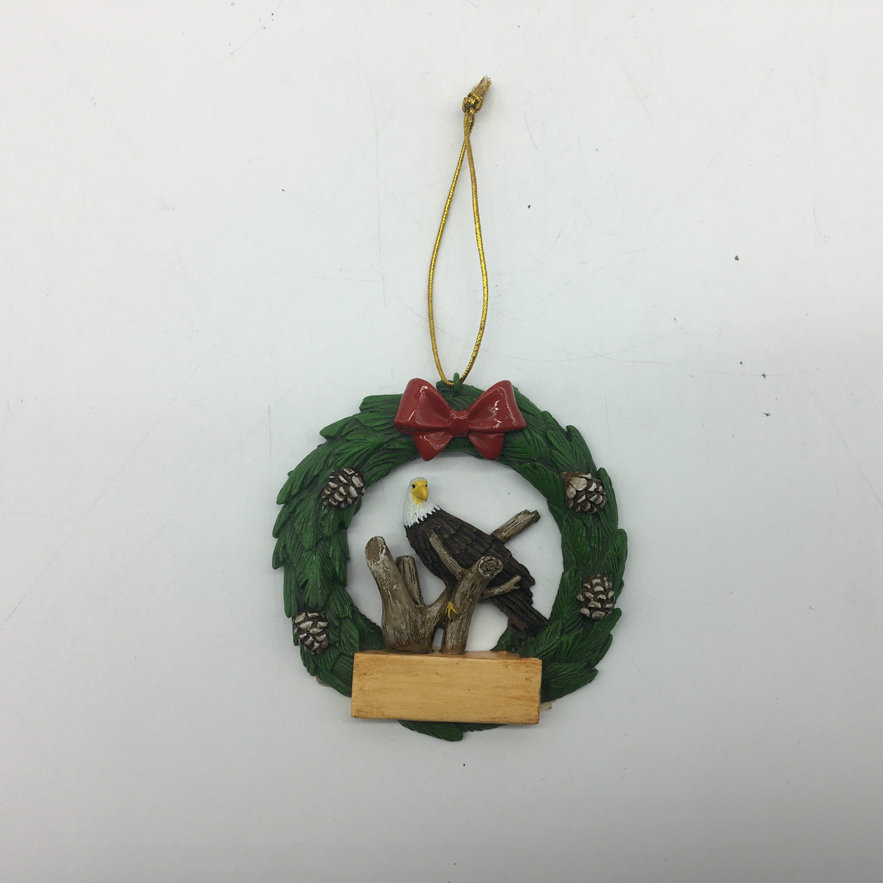3.5inch Cheap resin souvenir gifts eagle design ornament