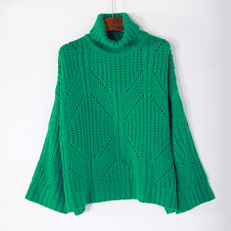 Women's Knitted high neck sweater