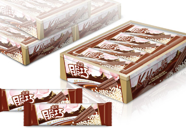 Crispy Rice Chocolate Bar 8g，Candy Snack/Energy Bar，Cocoa Butter Replacer