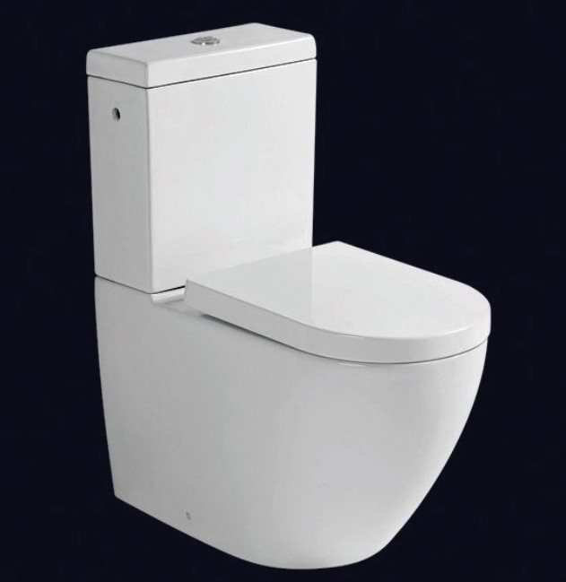 Round Shape Back to wall two piece toilet