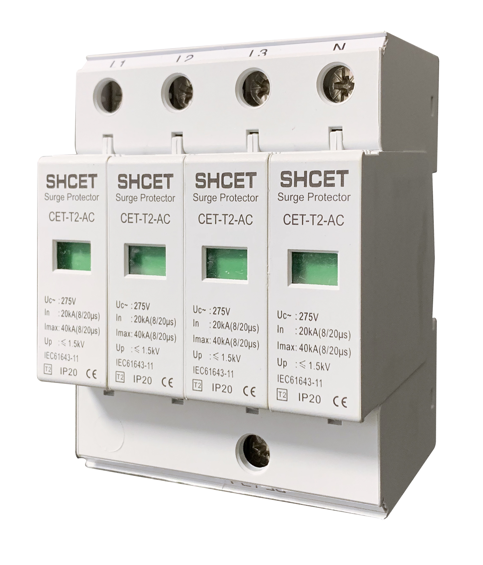 CET-T2-AC-4P AC surge protective device