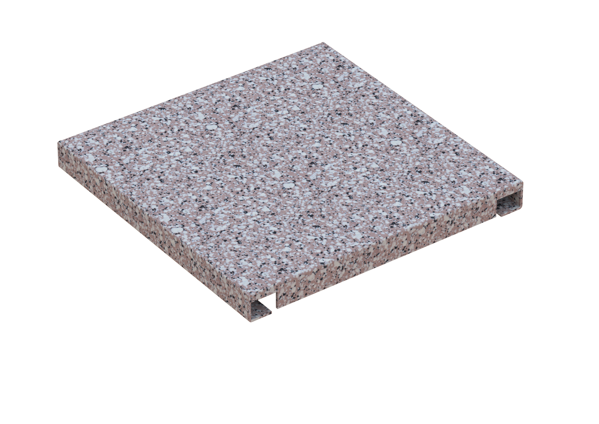 Imitation marble aluminum solid panel