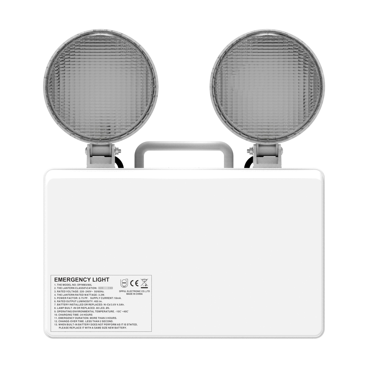 IP20 high-brightness Emergency Twinspot Lighting