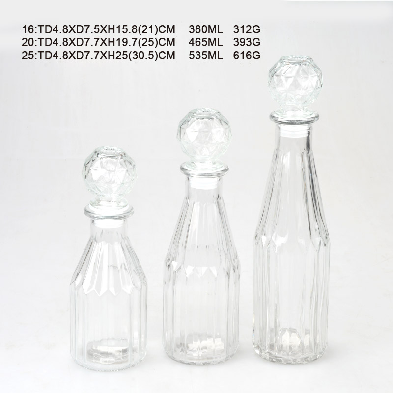 300ML 400ML 500ML glass wine bottle Garrafa Bottle Breaker