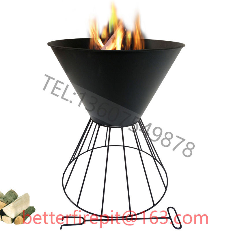 Wood Burning Fire Pit for Outside Heating