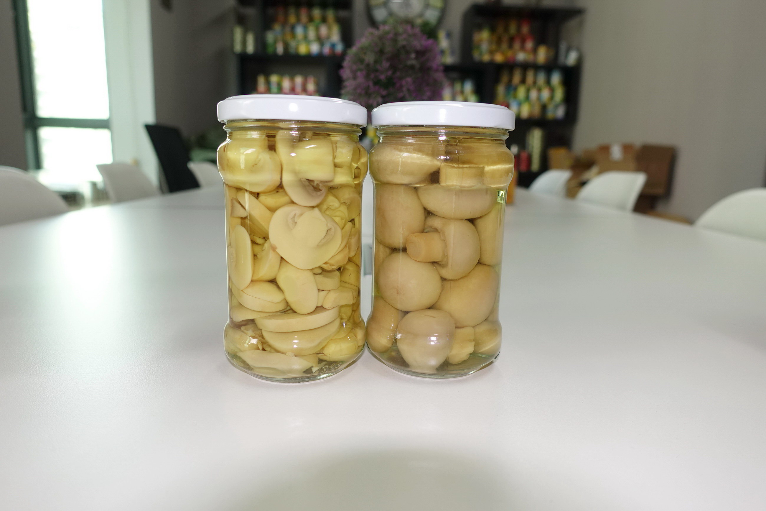 Canned Mushroom PNS In Glass Jar