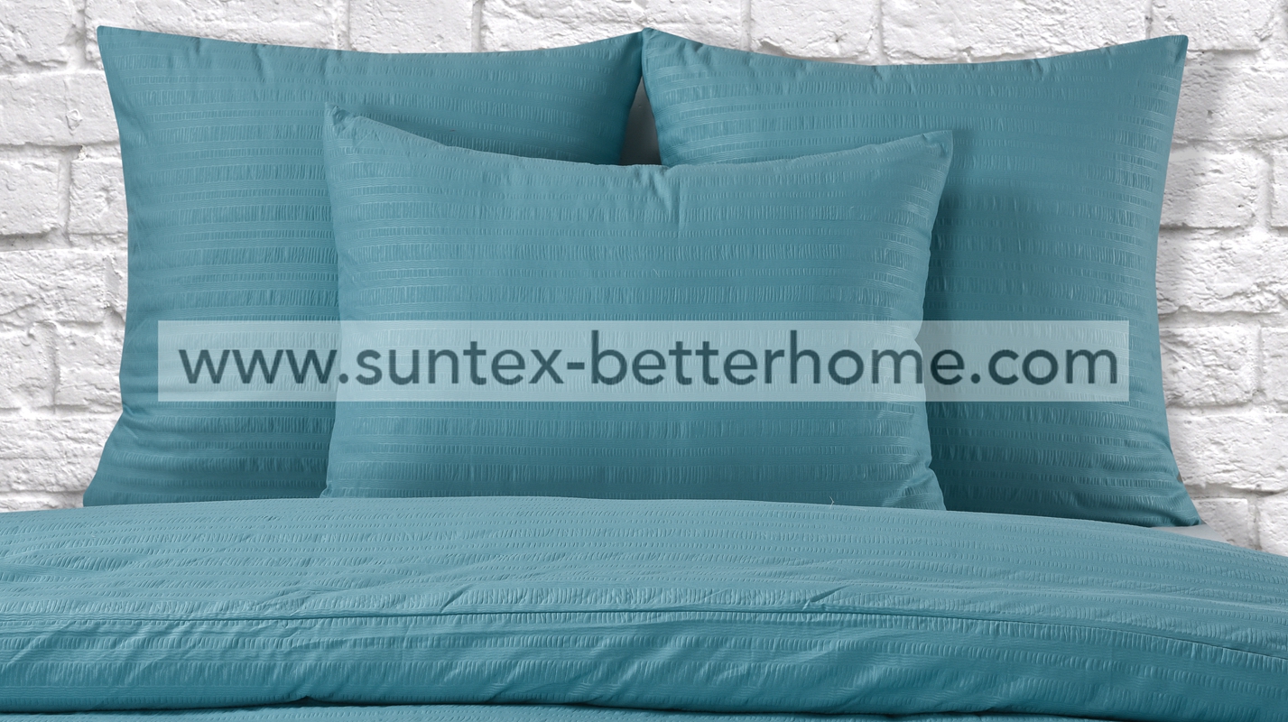 Embossed Seersucker Polyester Microfiber Zipper Pillow Case Pillowcases