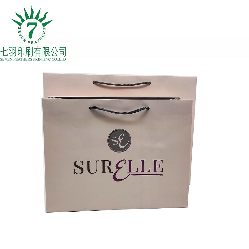 Pink fashion paper bags, shopping bags