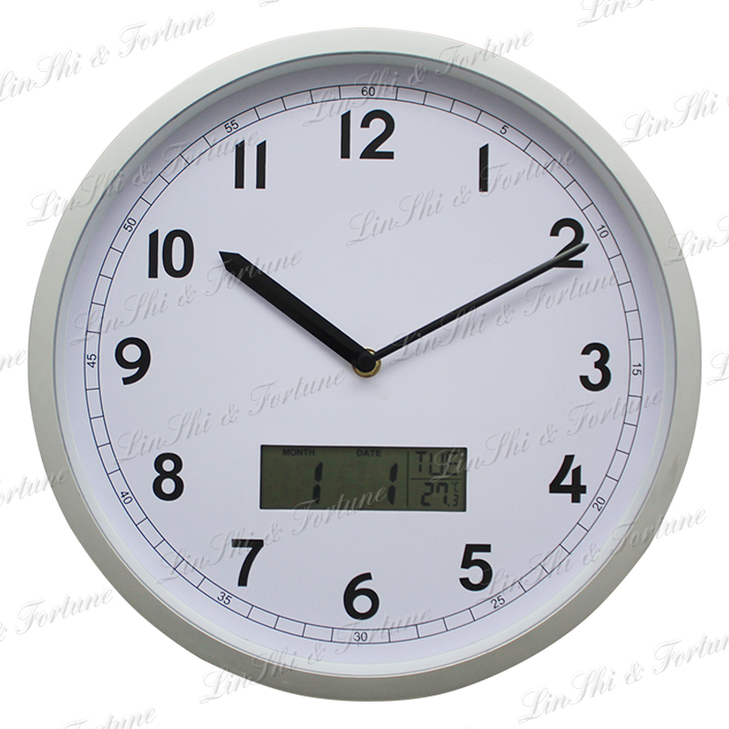 12inch Lcd Wall Clock