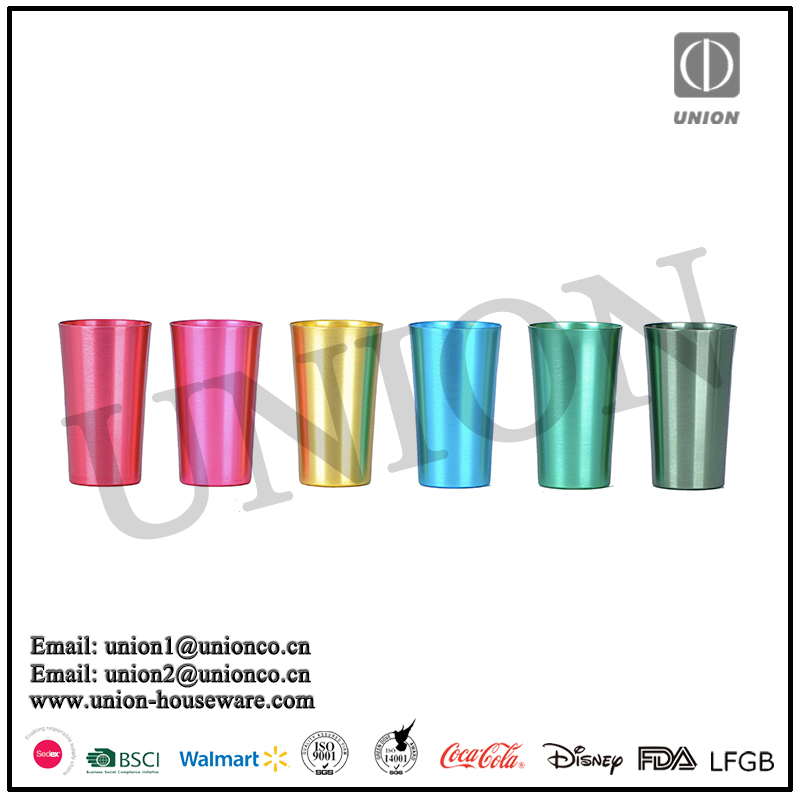 Food grade aluminum cup metal cup coke cup cold drink cup promotion cup
