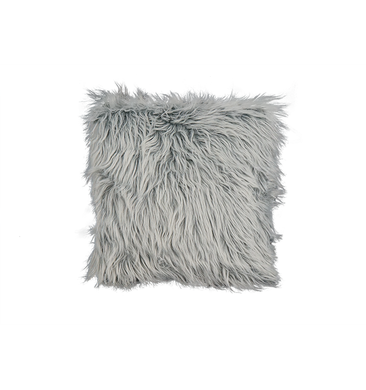 Acrylic Fur Fabric Cushion Cover