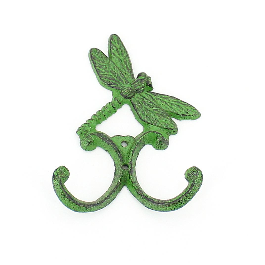 cast iron decor dragonfly hook