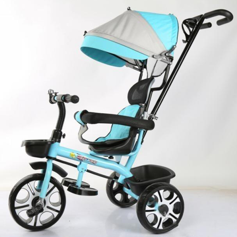 children tricycle baby stroller four in one with putter