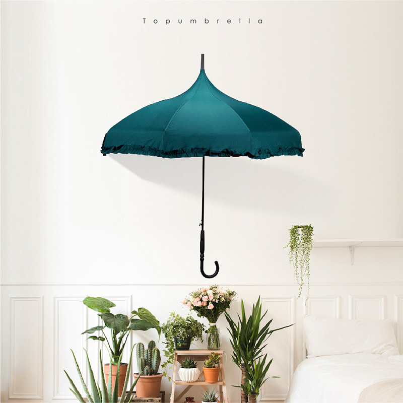 Fashion Easy View Auto Open Straight Umbrella