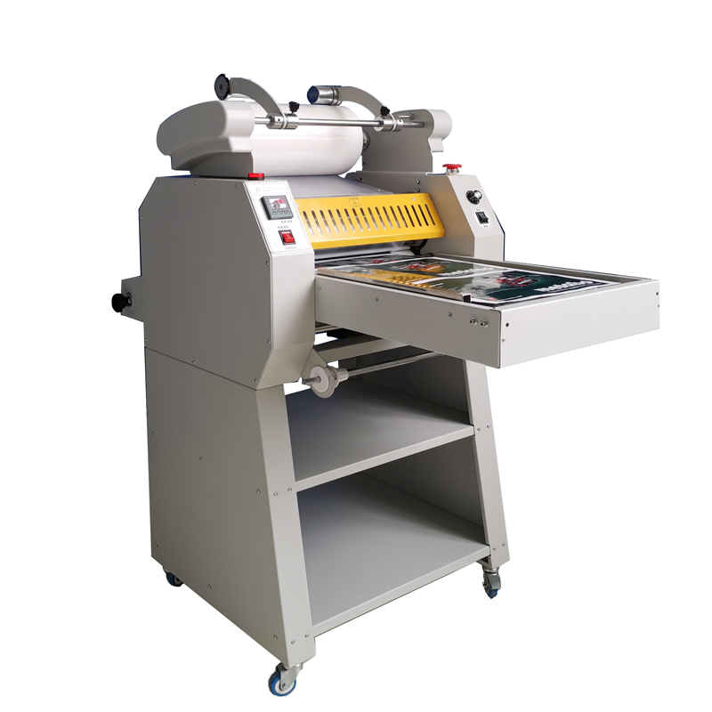Single/double-sided, steel roll anti-curling laminating machine