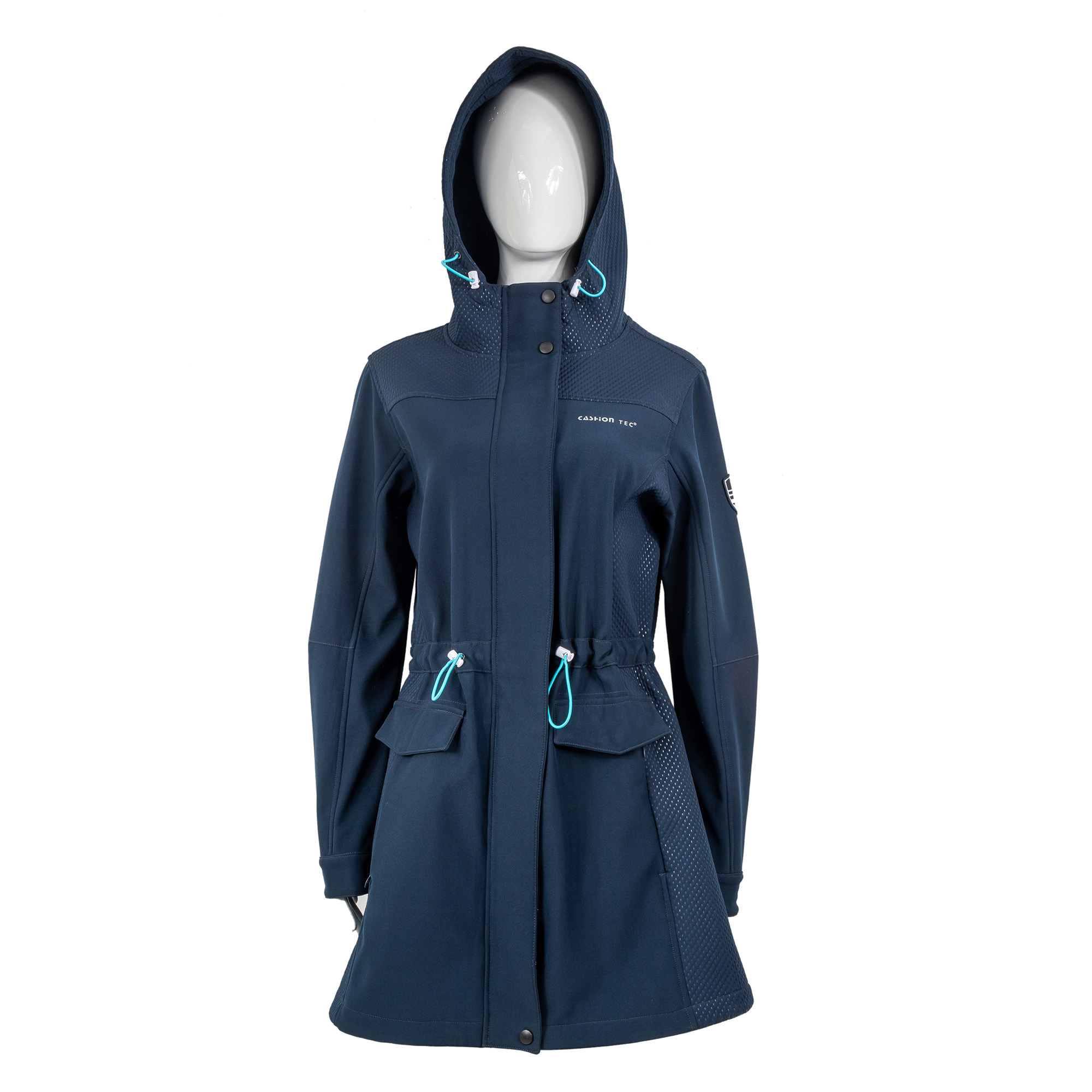Ladies' ultrasonic sewing together with softshell jacket