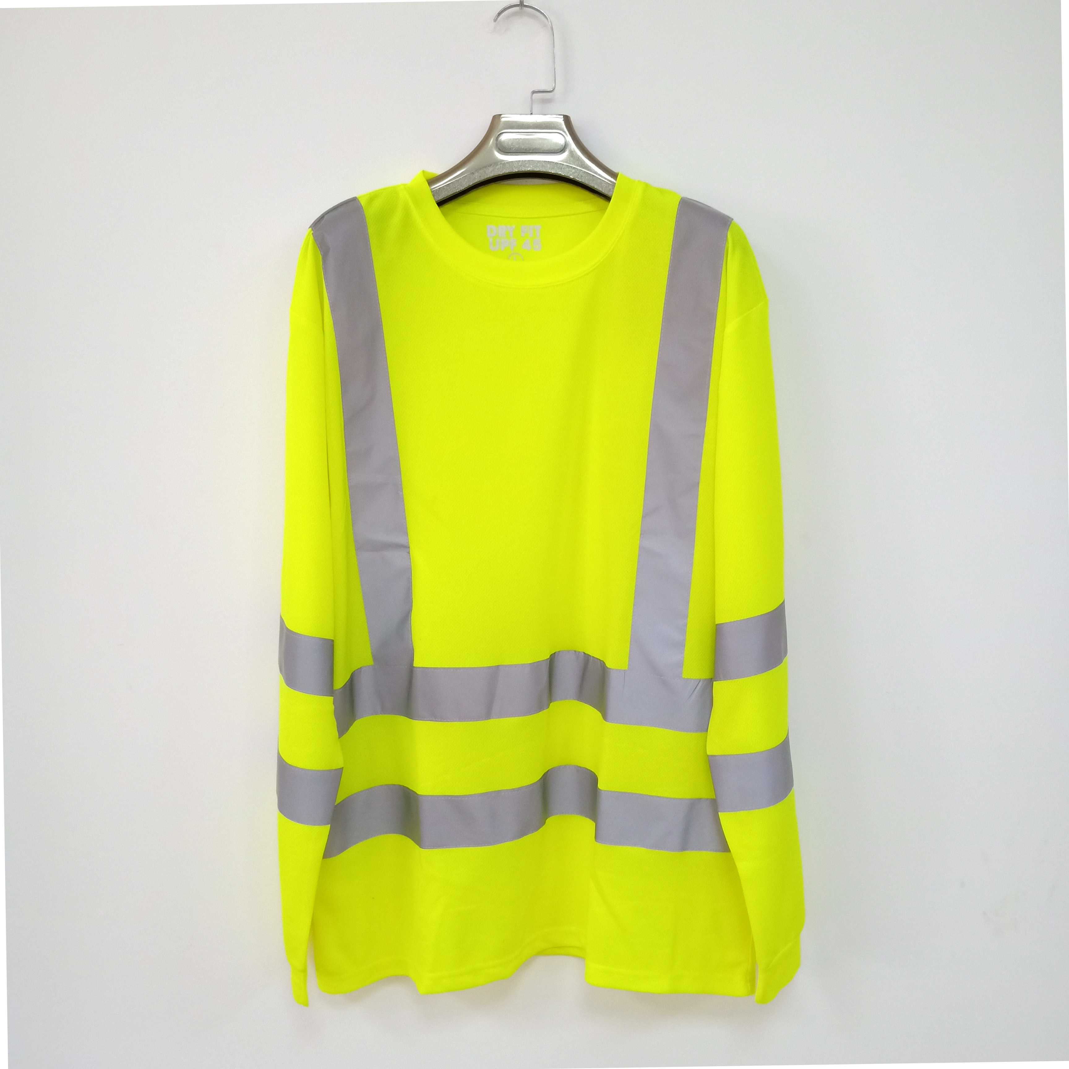 Men's reflective strip work clothes polo