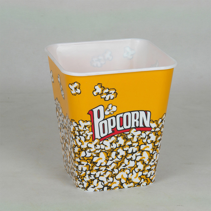 plastic popcorn bucket