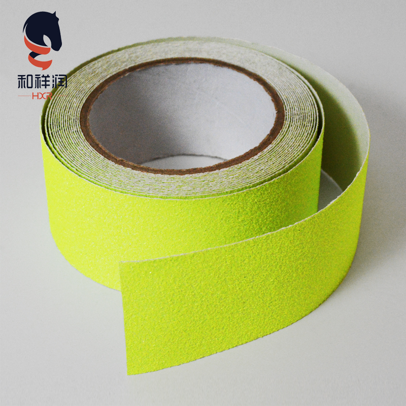 Fluorescent Yellow PVC Anti Slip Tape