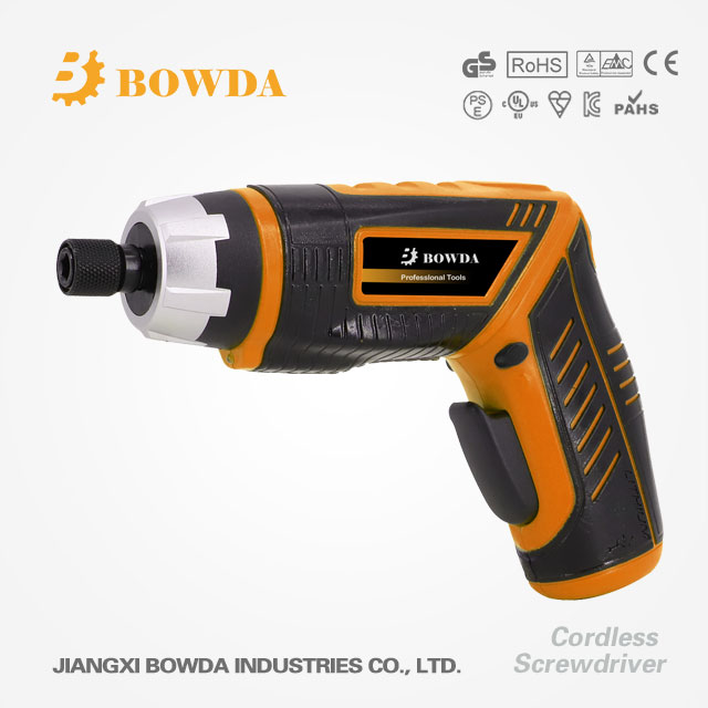 3.6V Cordless Electric Rechargeable Screwdriver with LED Light