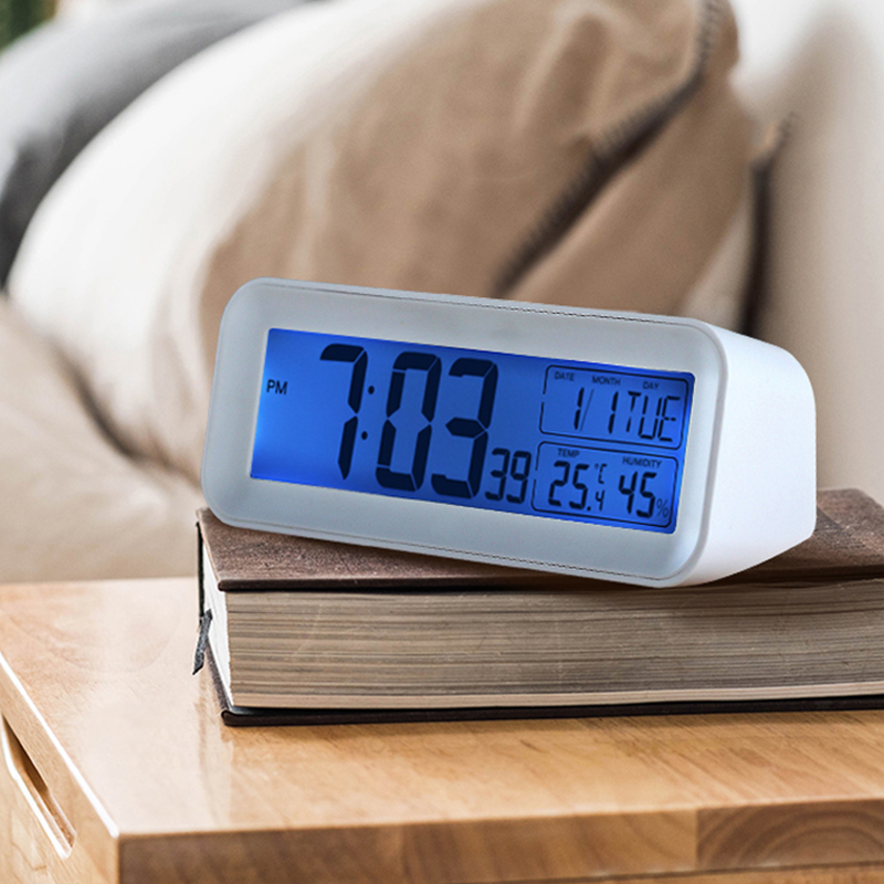 LCD table alarm clock