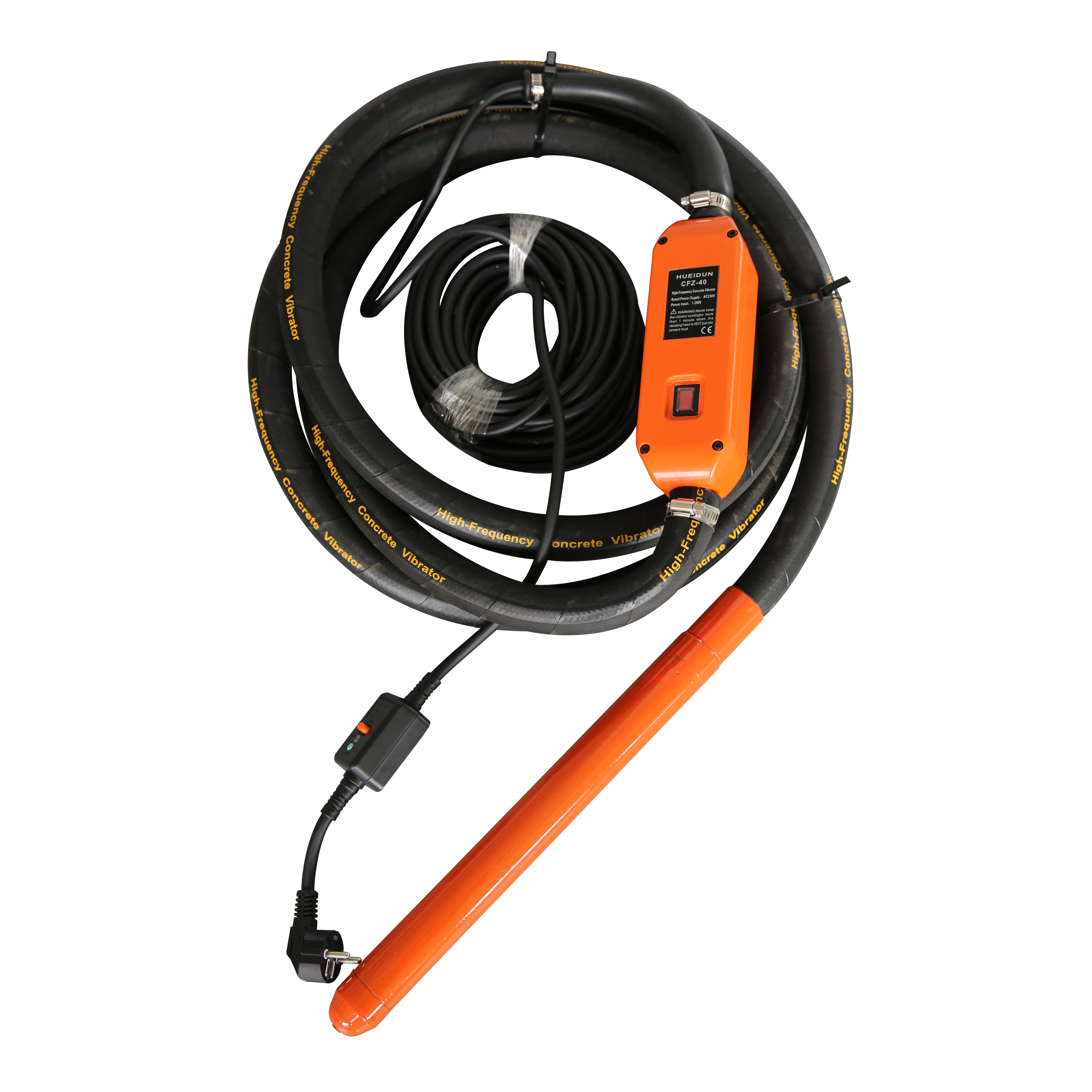 High-frequency concrete vibrator