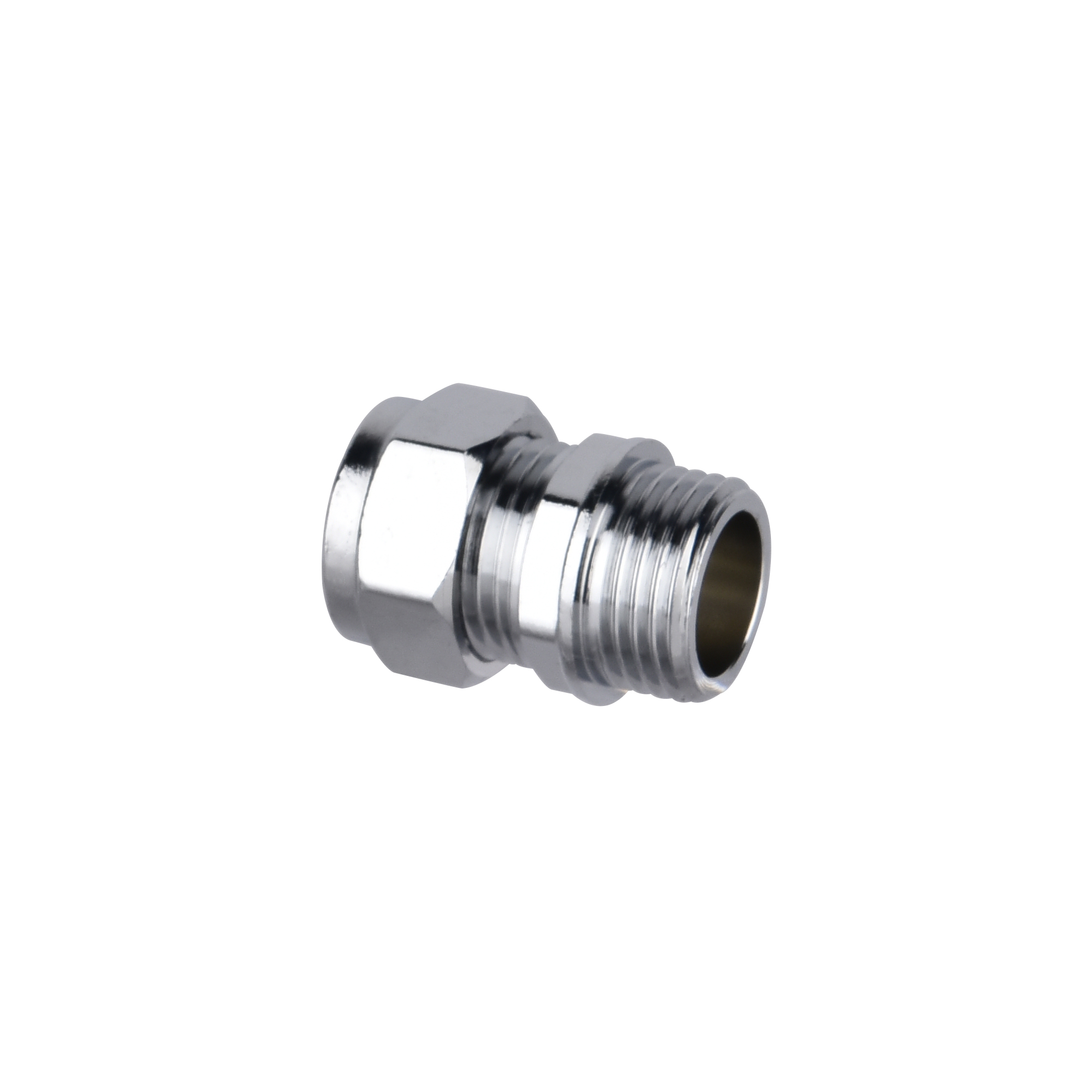 Compression Cu Chrome Male Coupler 15mm*1/2" pack of 1 UK-DOZ