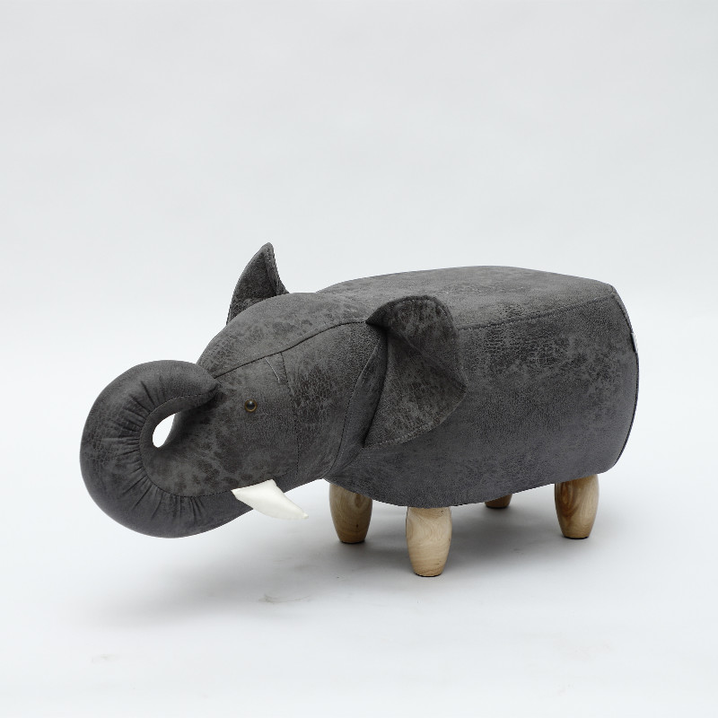 Animal shape with detachable legs footstool