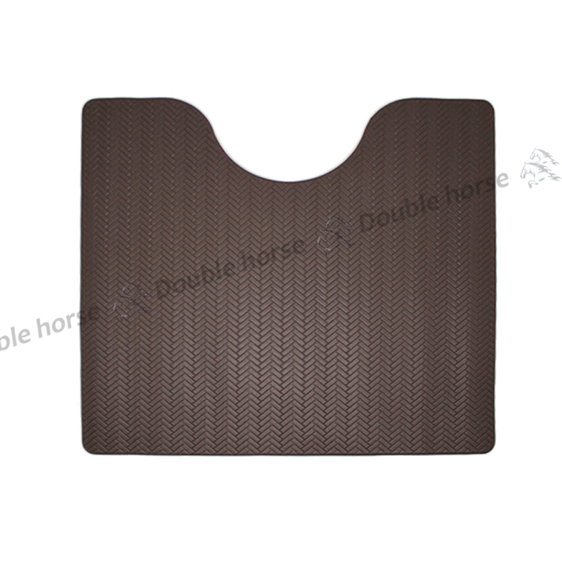 PVC Solid Texture Toilet Mat