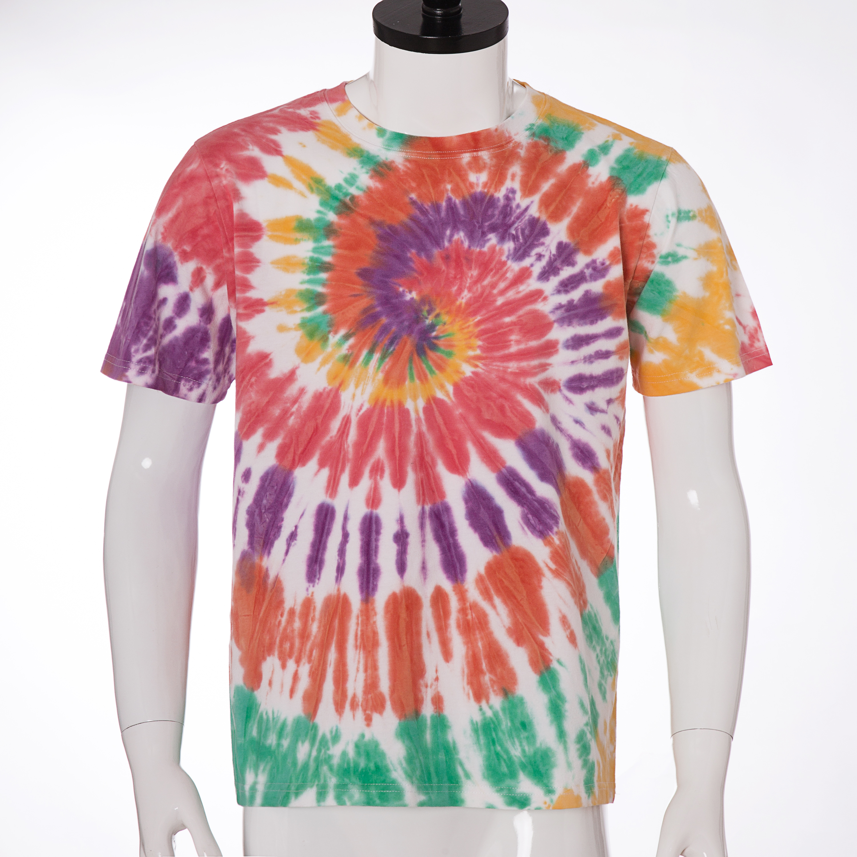 Casual Tee Top T Shirt Short Sleeve Tie Dye T Shirt