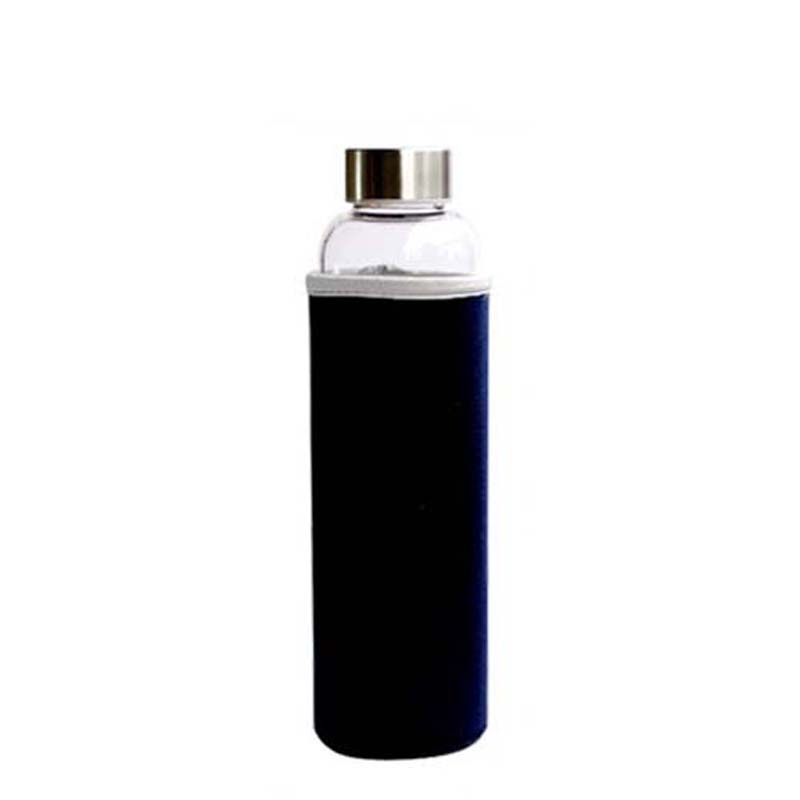 550ml glass water bottle with neoprene sleeve