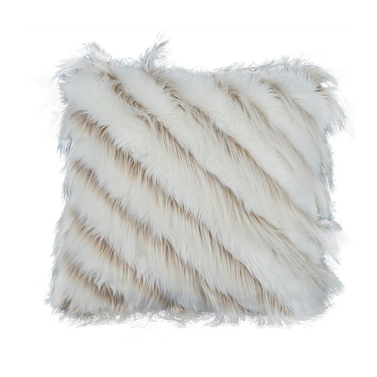 Acrylic Fur Fabric Cushion Cover