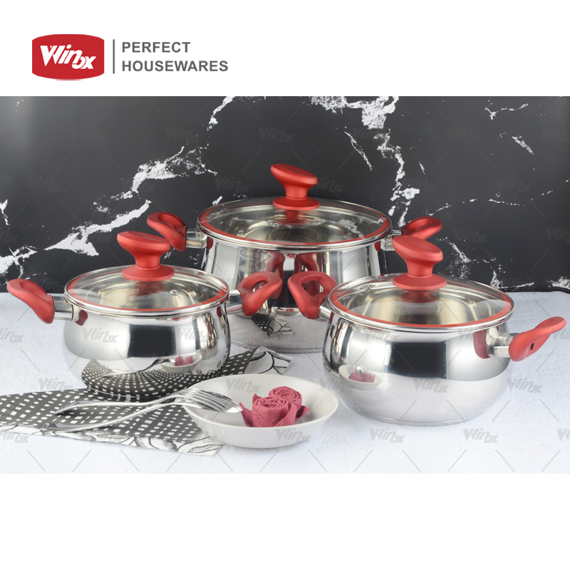 Phw 6pcs Cookware Set Cooking Pot