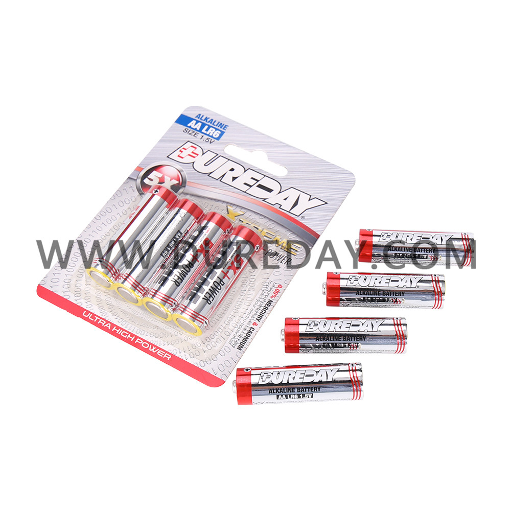 alkaline battery size AAA LR6 5X