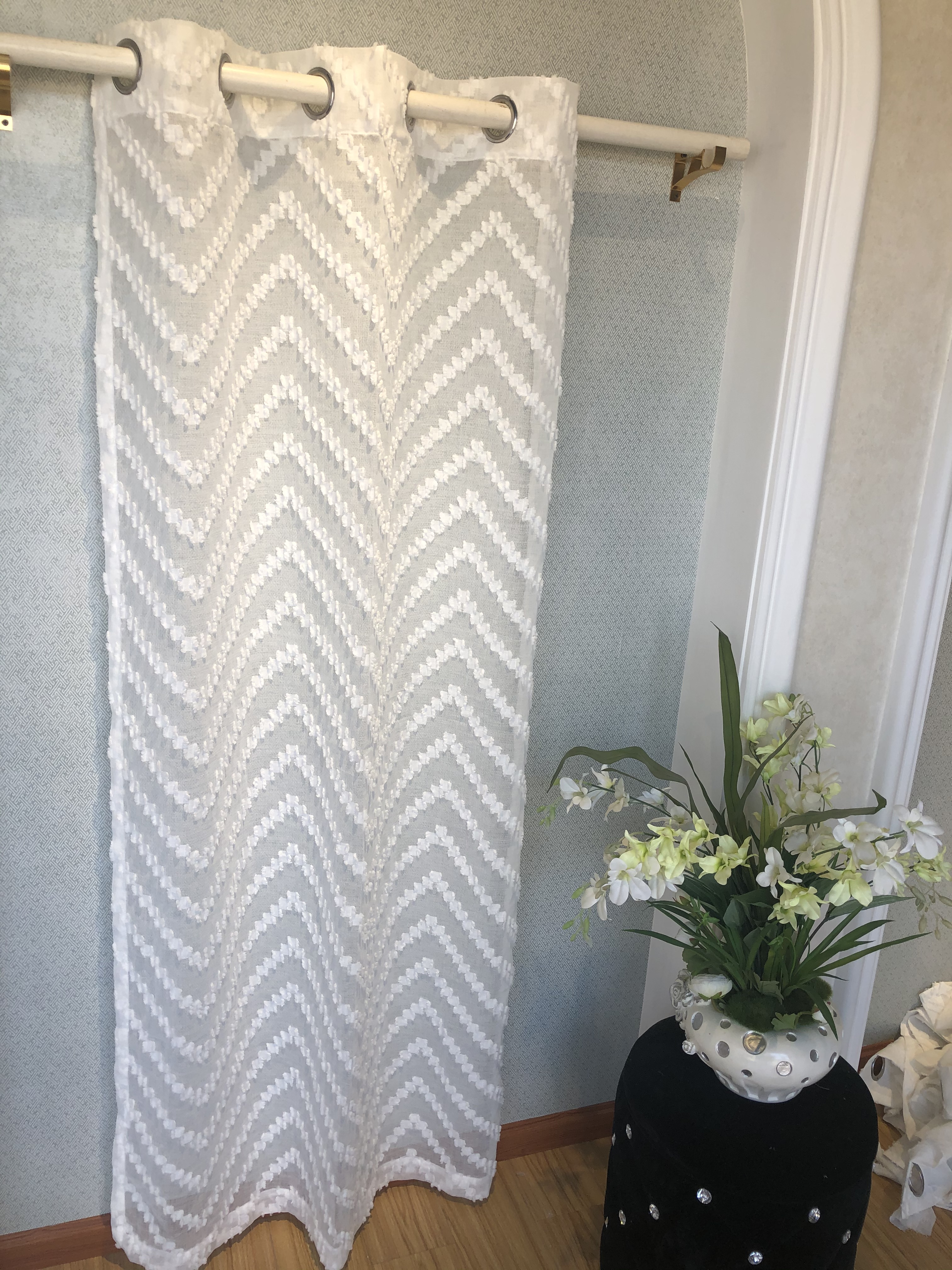 Jacquard Sheer Curtain