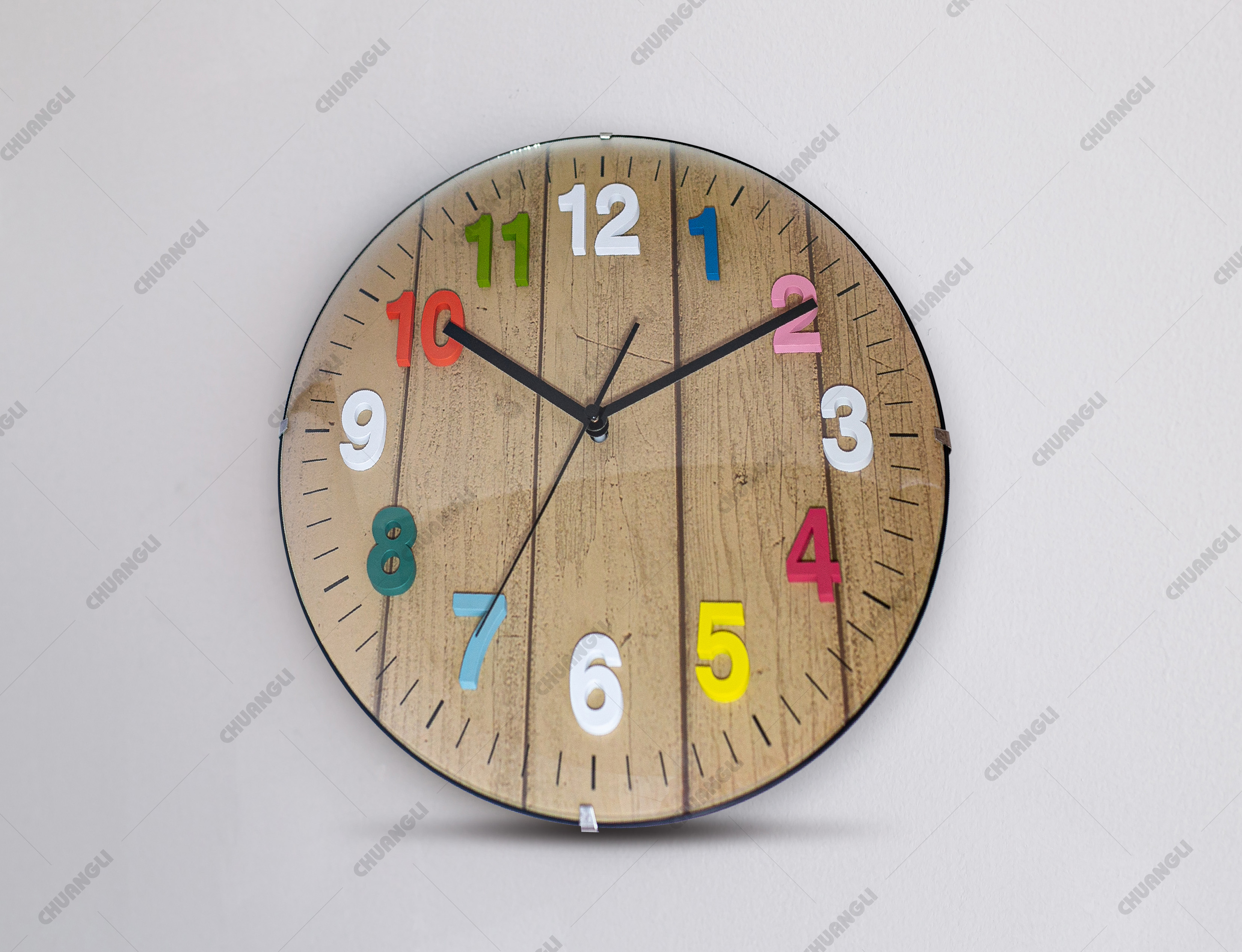 Glass Wall Clock