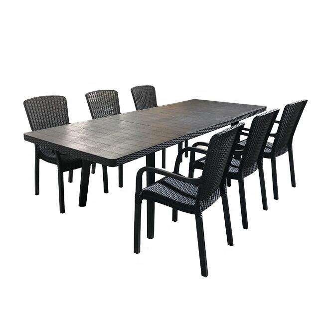 Plastic Outdoor/Garden/Patio/Backyard Furniture Set