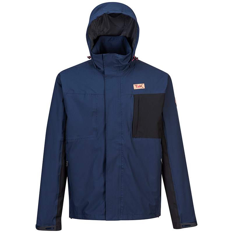 Men's polyester waterproof and windbreak jacket