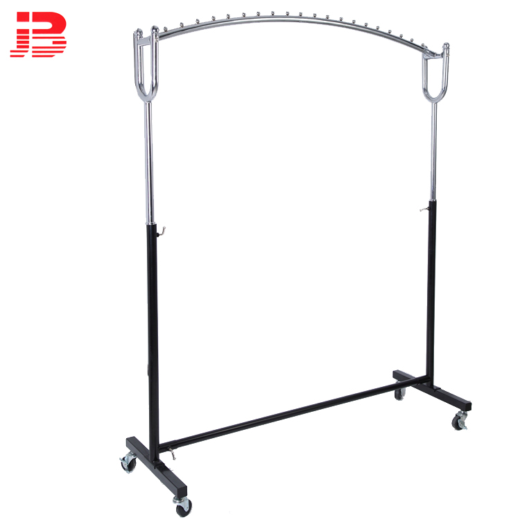 Elegant metal garment rack