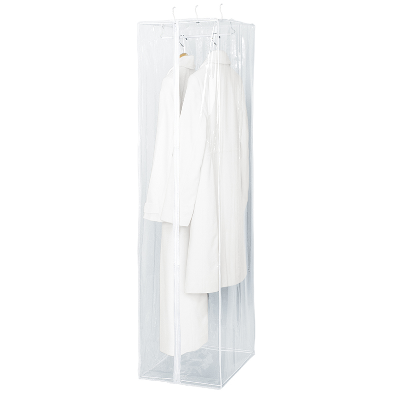 Clear PEVA Hanging Dress Bag