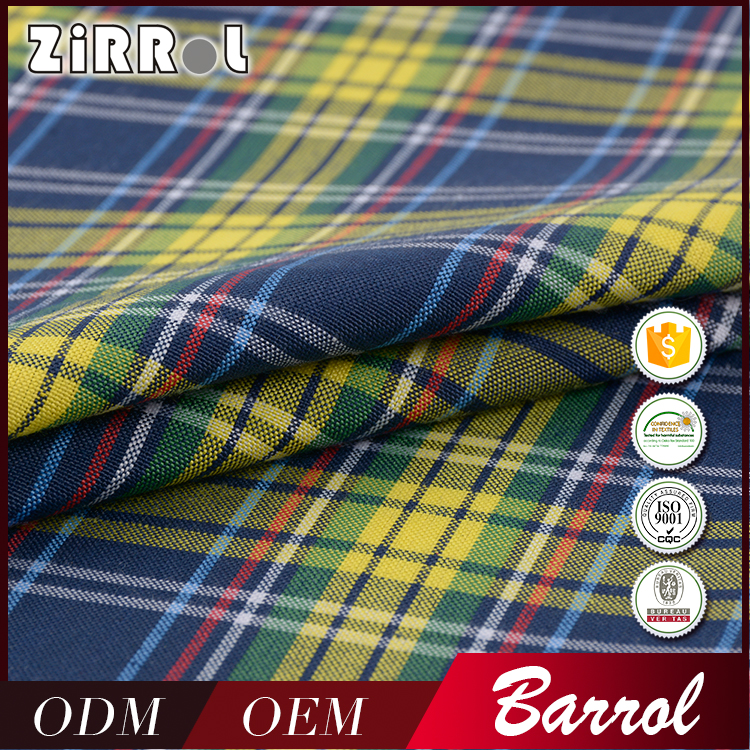 Iti Princess Polyester Yarn Dyed Multicheck Minimatt Pants Fabric
