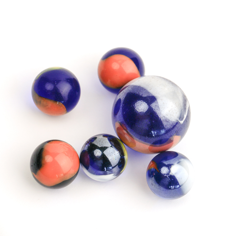 Blue clear hot sale cheap warehouse 14mm,16mm 25mm glass marble