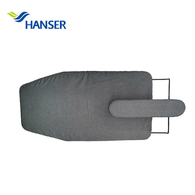 Folding ironing board with sleeve table