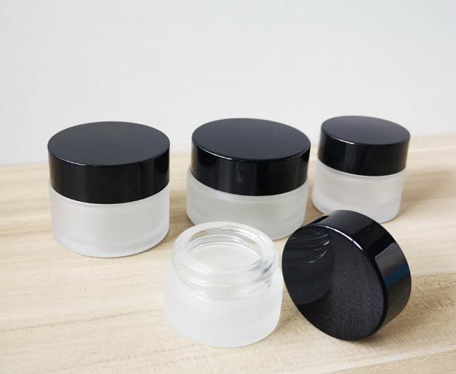 5g 10g 15g 20g 30g 50g 60g 100g frosted cosmetic glass jar with lid