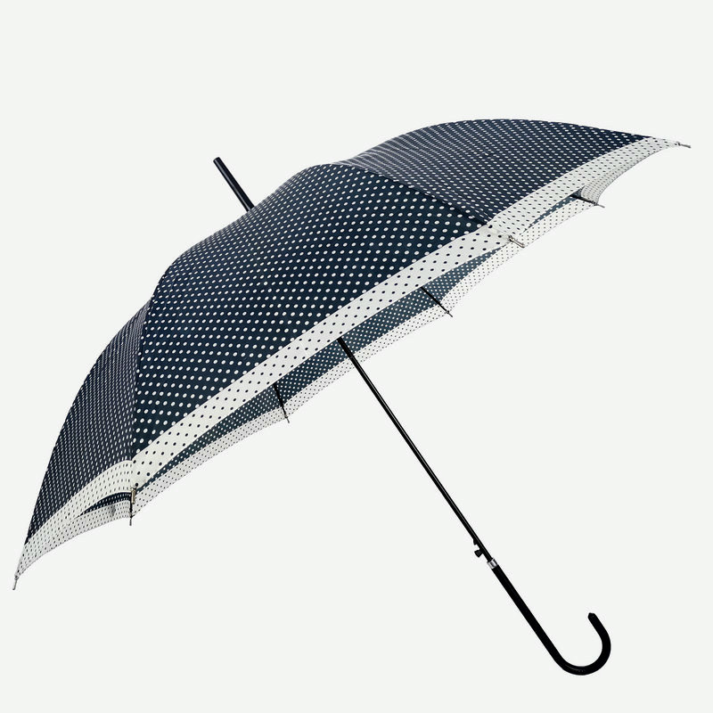 58CM*8K Auto open stick umbrella promotional custom women umbrella with PU coated handle