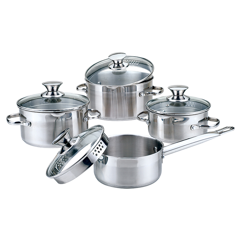 stainless steel cookware set