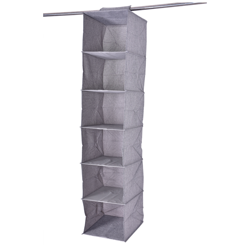 6-Shelf Hanging Closet Shelves