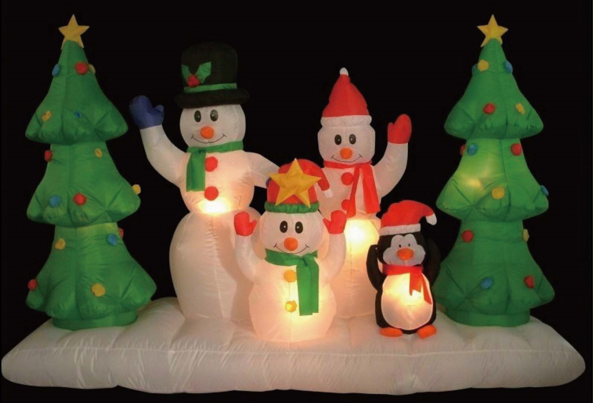 INFLATABLE SANTA lights, christmas lights, decorative lights
