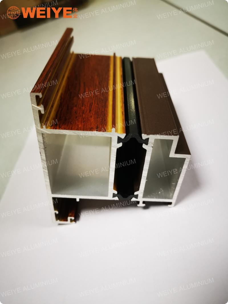 Thermal break aluminum casement door profile