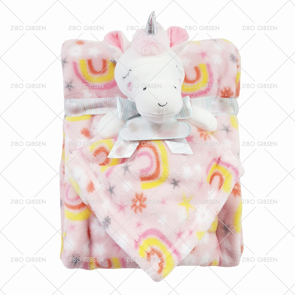 Baby Blanket coral fleece double layer blanket Kids Swaddle Wrap Baby Bedding Blanket